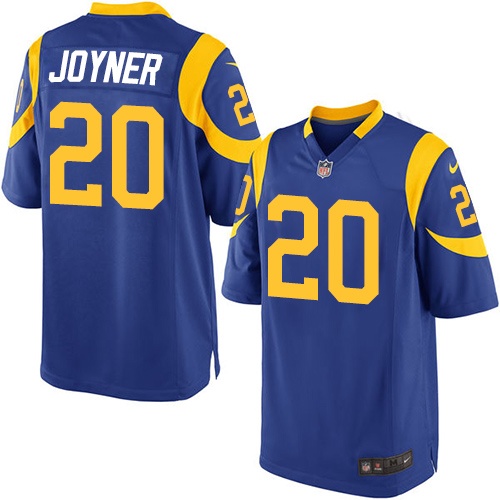 Men's Game Lamarcus Joyner Nike Jersey Royal Blue Alternate - #20 NFL Los Angeles Rams